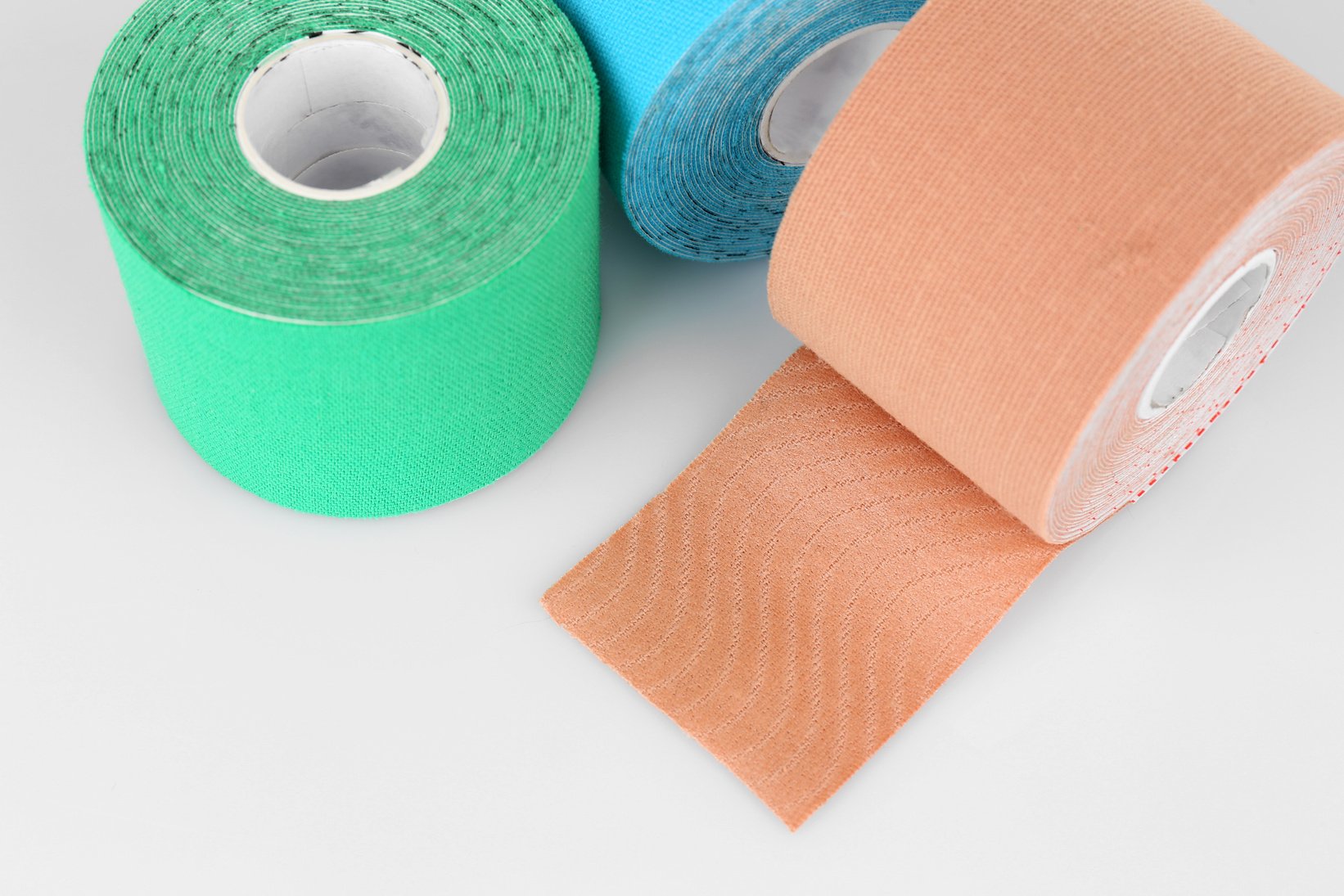 Special Physio Tape Rolls on White Background